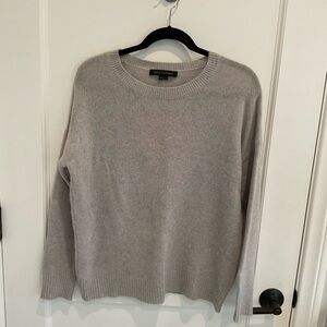 Light Gray Cashmere Sweater for Women